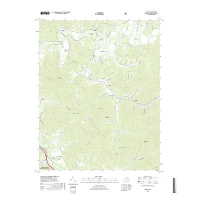 2019 Map of Saxton, 2019 Print