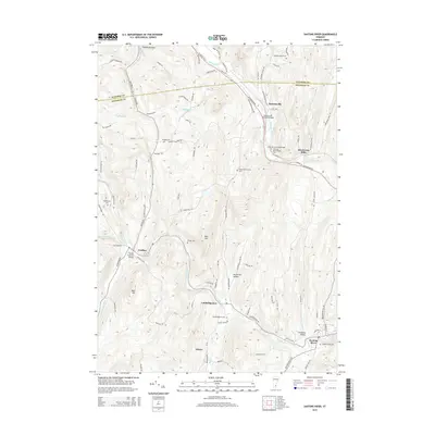 2015 Map of Saxtons River, 2015 Print