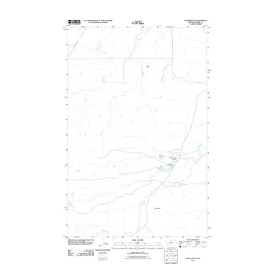 2011 Map of Sayer Butte, 2011 Print