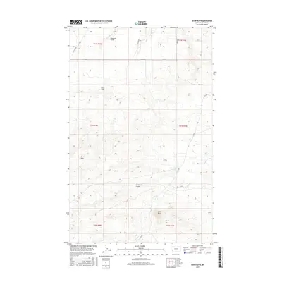 2017 Map of Sayer Butte, 2017 Print