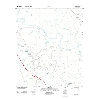 2011 Map of Saylors Lake, 2011 Print