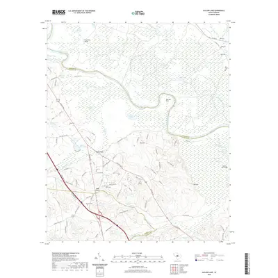 2020 Map of Saylors Lake, 2020 Print