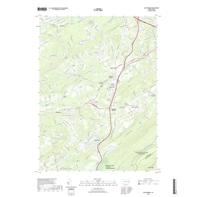 2019 Map of Saylorsburg, 2019 Print