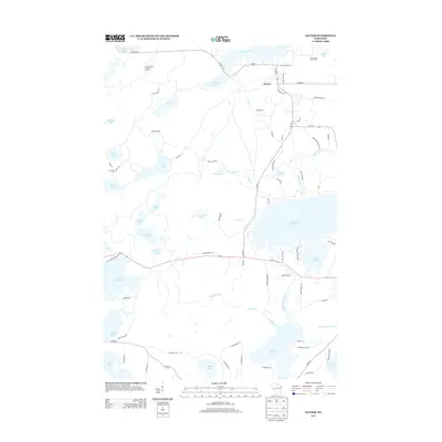 2013 Map of Sayner, 2013 Print