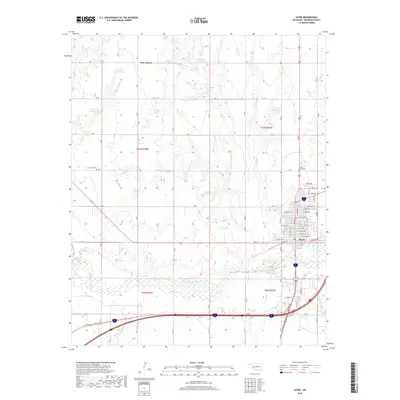 2018 Map of Sayre, 2018 Print