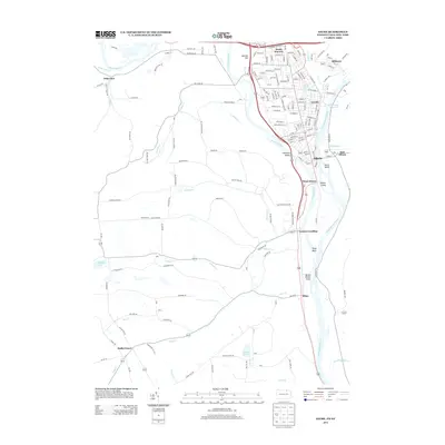 2013 Map of Sayre, 2013 Print