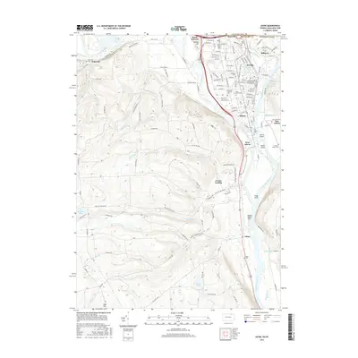 2016 Map of Sayre, 2016 Print