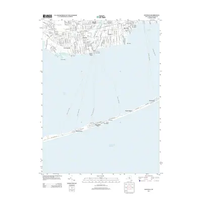 2013 Map of Sayville, 2013 Print
