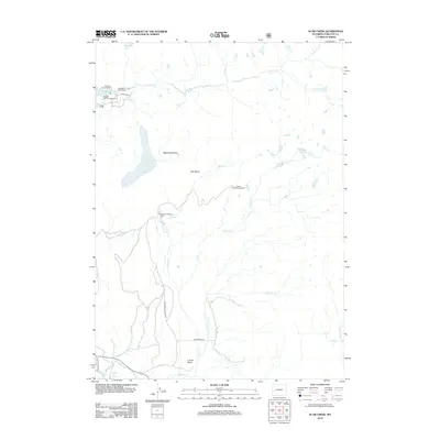 2012 Map of Scab Creek, 2012 Print