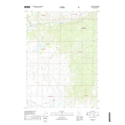 2017 Map of Scab Creek, 2017 Print
