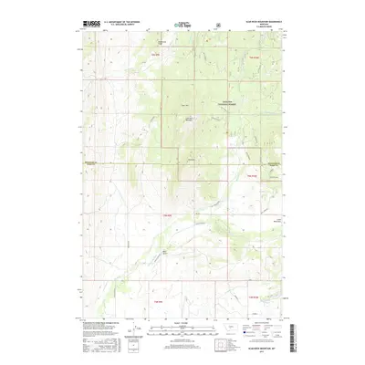 2017 Map of Scab Rock Mountain, 2017 Print