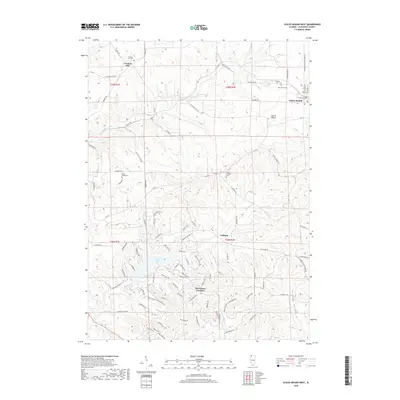 2018 Map of Scales Mound West, 2018 Print