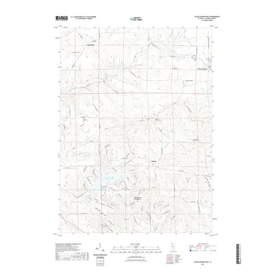 2021 Map of Scales Mound West, 2021 Print