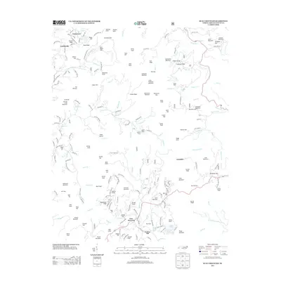 2013 Map of Scaly Mountain, 2013 Print