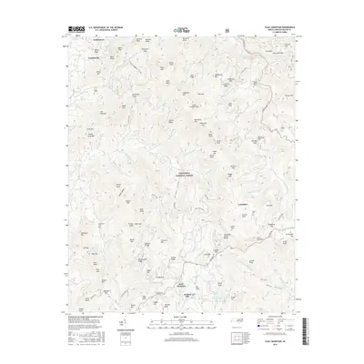 2016 Map of Scaly Mountain, 2016 Print