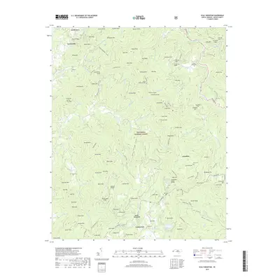 2019 Map of Scaly Mountain, 2019 Print