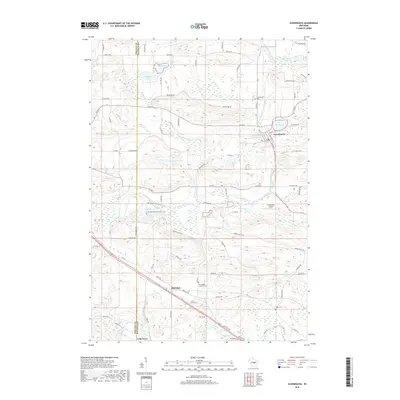 2018 Map of Scandinavia, 2018 Print