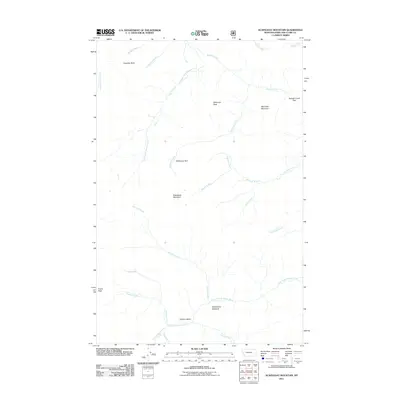 2011 Map of Scapegoat Mountain, 2011 Print