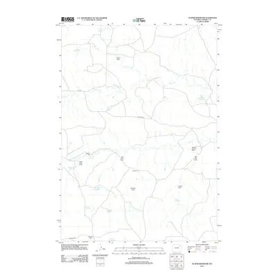 2012 Map of Scaper Reservoir, 2012 Print