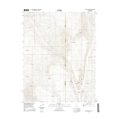 2014 Map of Scarecrow Peak, 2014 Print