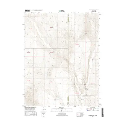 2017 Map of Scarecrow Peak, 2017 Print