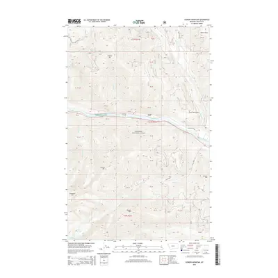 2014 Map of Scenery Mountain, 2014 Print