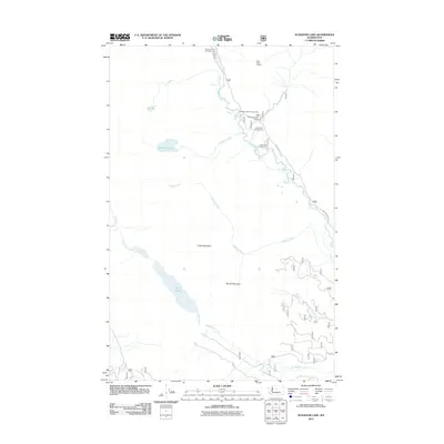 2011 Map of Schaefer Lake, 2011 Print