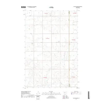 2017 Map of Schaffner Creek, 2017 Print