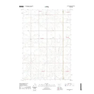 2020 Map of Schaffner Creek, 2020 Print