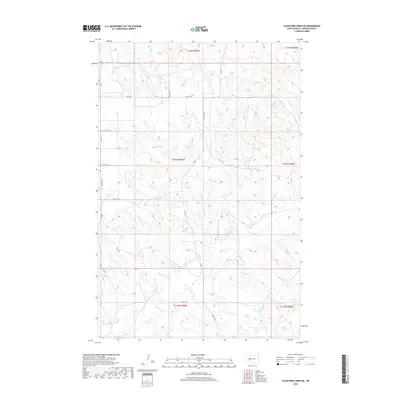 2018 Map of Schaffner Creek NE, 2018 Print