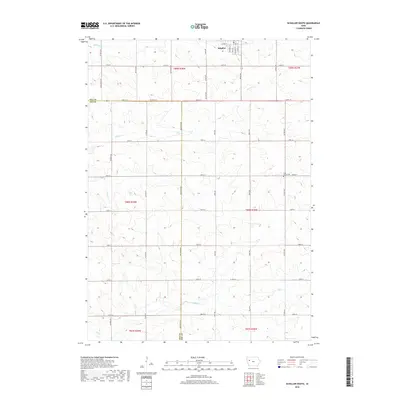 2018 Map of Schaller South, 2018 Print