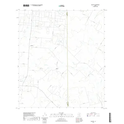 2019 Map of Schattel, 2019 Print