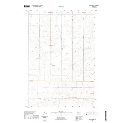 2020 Map of Schell Buttes, 2020 Print