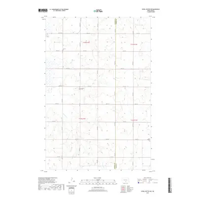 2018 Map of Schell Buttes NW, 2018 Print