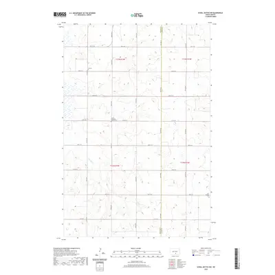 2020 Map of Schell Buttes NW, 2020 Print