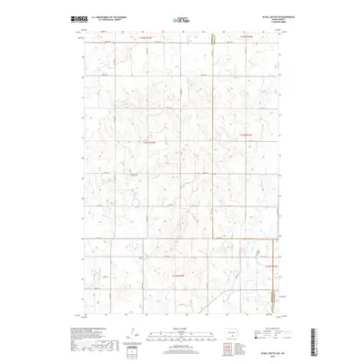 2018 Map of Schell Buttes SW, 2018 Print