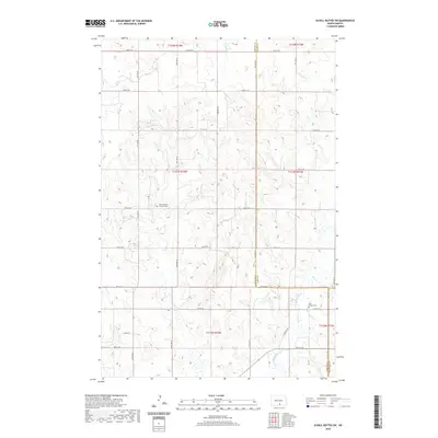 2020 Map of Schell Buttes SW, 2020 Print