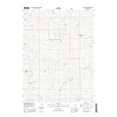 2015 Map of Schell Mountain, 2015 Print