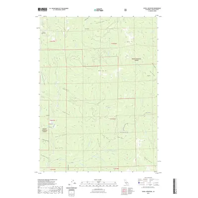 2022 Map of Schell Mountain, 2022 Print