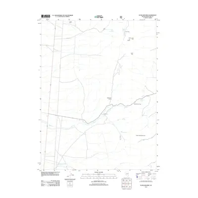 2012 Map of Schellbourne, 2012 Print