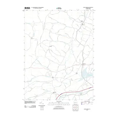 2010 Map of Schellsburg, 2010 Print