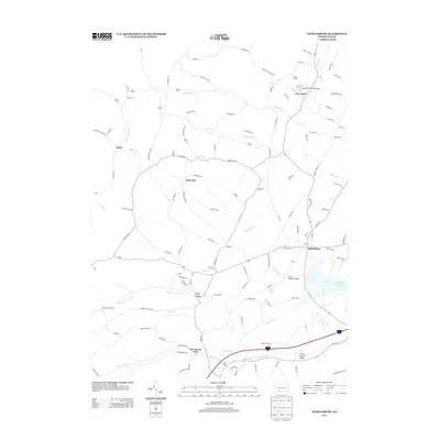 2013 Map of Schellsburg, 2013 Print