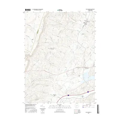2016 Map of Schellsburg, 2016 Print