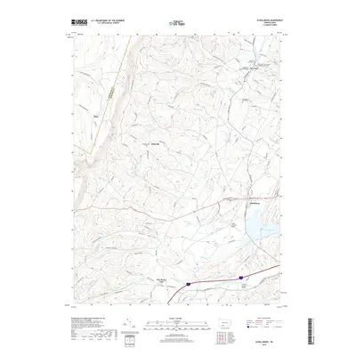 2019 Map of Schellsburg, 2019 Print