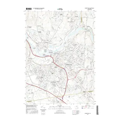 2016 Map of Schenectady, 2016 Print