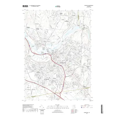 2019 Map of Schenectady, 2019 Print