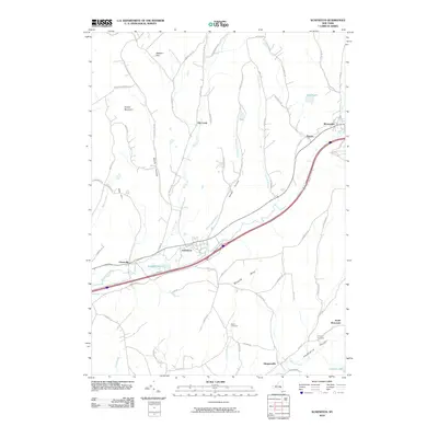 2010 Map of Schenevus, 2010 Print