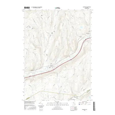 2016 Map of Schenevus, 2016 Print