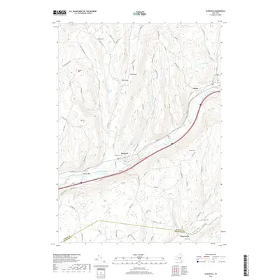 2019 Map of Schenevus, 2019 Print