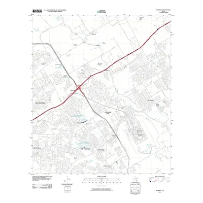 2010 Map of Schertz, 2010 Print